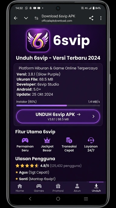 Unduh dan Instal APK 6svip untuk Android di Indonesia