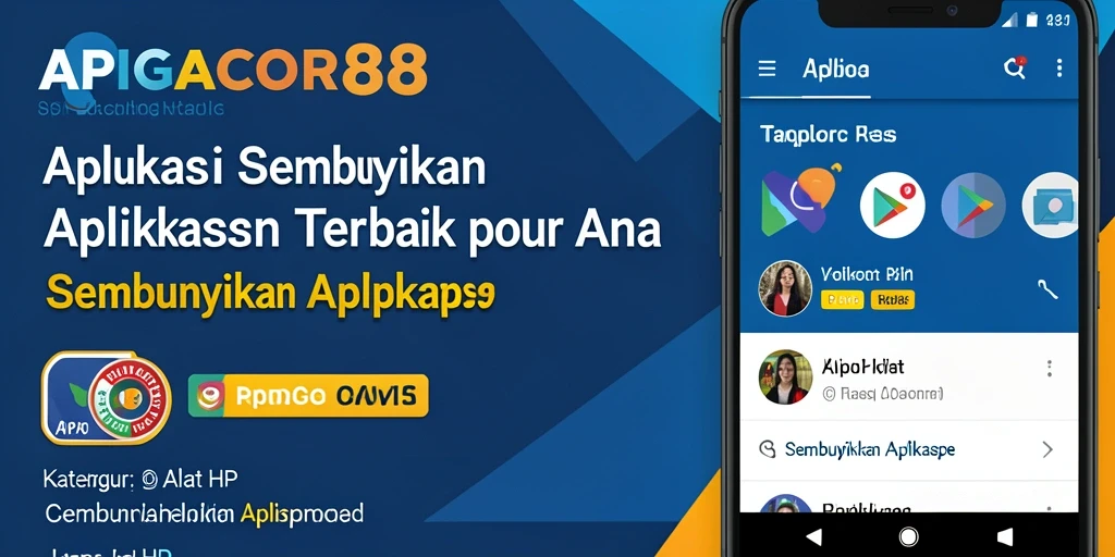 Tampilan antarmuka aplikasi APIGACOR88 untuk menyembunyikan aplikasi.