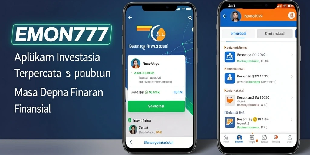 Tampilan antarmuka EMON777 yang user-friendly dan informatif.