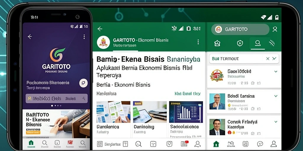 Antarmuka aplikasi GARITOTO yang informatif dan mudah digunakan.